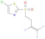 5-Chloro-2-[(3,4,4-trifluorobut-3-en-1-yl)sulfonyl]-1,3-thiazole