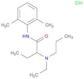 (±)-N-(2,6-dimethylphenyl)-2-(ethylpropylamino)butyramide monohydrochloride