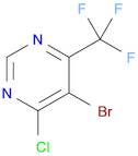 5-BROMO-4-CHLORO-6-TRIFLUOROMETHYLPYRIMIDINE