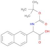 TERT-BUTOXYCARBONYLAMINO-NAPHTHALEN-2-YL-ACETIC ACID