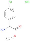 1-(4-CHLOROPHENYL)-2-METHOXY-2-OXO-1-ETHANAMINIUM CHLORIDE
