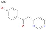 1-(4-METHOXYPHENYL)-2-PYRIMIDIN-4-YLETHANONE