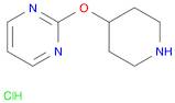 2-(Piperidin-4-yloxy)-pyriMidine hydrochloride, 98+% C9H14ClN3O, MW