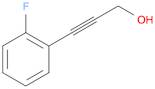 2-Propyn-1-ol, 3-(2-fluorophenyl)- (9CI)
