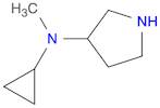 3-Pyrrolidinamine,N-cyclopropyl-N-methyl-(9CI)