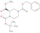 (R)-N-1-BOC-4-CBZ-2-PIPERAZINECARBOXYLIC ACID METHYL ESTER