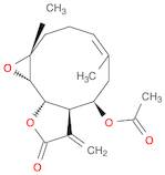 (1aR,4E,7R,7aR,10aS,10bR)-7-Acetoxy-2,3,6,7,7a,8,10a,10b-octahydro-1a,5-dimethyl-8-methyleneoxireno[9,10]cyclodeca[1,2-b]furan-9(1aH)-one