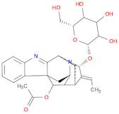 (17R,19E,21α)-17-acetoxy-1,2,19,20-tetradehydro-1-demethylajmalan-21-yl β-D-glucopyranoside