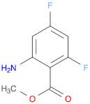 Benzoic acid, 2-amino-4,6-difluoro-, methyl ester (9CI)