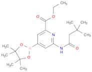 2-N-BOC-AMINO-6-ETHOXYCARBONYLPYRIDINE-4-BORONIC ACID PINACOL ESTER