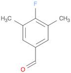 Benzaldehyde, 4-fluoro-3,5-dimethyl- (9CI)