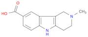2-Methyl-2,3,4,5-tetrahydro-1H-pyrido[4,3-b]-indole-8-carboxylic acid hydrochloride