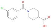 1-(3-chlorobenzoyl)piperidine-4-carboxylic acid