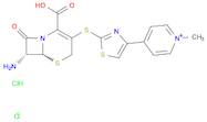 Pyridinium,4-[2-[[(6R,7R)-7-amino-2-carboxy-8-oxo-5-thia-1-azabicyclo[4.2.0]oct-2-en-3-yl]thio]-4-thiazolyl]-1-methyl-, chloride, monohydrochloride