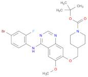 Tert-butyl 4-((4-(4-bromo-2-fluorophenylamino)-6-methoxyquinazolin-7-yloxy)methyl)piperidine-1-carboxylate