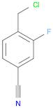 4-(ChloroMethyl)-3-fluorobenzonitrile