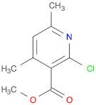 Methyl 2-chloro-4,6-diMethylnicotinate