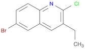 6-BROMO-2-CHLORO-3-ETHYLQUINOLINE