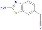 6-Benzothiazoleacetonitrile,2-amino-(9CI)
