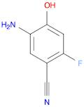 Benzonitrile, 5-amino-2-fluoro-4-hydroxy- (9CI)