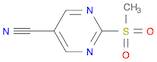 2-(Methylsulfonyl)pyriMidine-5-carbonitrile