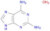 1H-Purine-2,6-diamine,monohydrate(9CI)