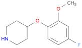 4-(4-FLUORO-2-METHOXYPHENOXY)PIPERIDINE