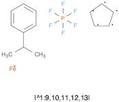 Iron(1+), (.eta.5-2,4-cyclopentadien-1-yl)(1,2,3,4,5,6-.eta.)-(1-methylethyl)benzene-, hexafluor...
