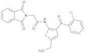 3-(2-Chlorobenzoyl)-5-ethyl-2-(phtalimidoacetamido)thiophene