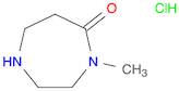 4-Methyl-1,4-diazepan-5-one hydrochloride