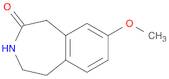 2H-3-Benzazepin-2-one, 1,3,4,5-tetrahydro-8-Methoxy-