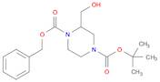 1-BENZYL 4-TERT-BUTYL 2-(HYDROXYMETHYL)PIPERAZINE-1,4-DICARBOXYLATE