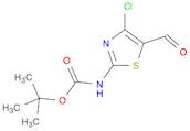 Carbamic acid, (4-chloro-5-formyl-2-thiazolyl)-, 1,1-dimethylethyl ester (9CI)