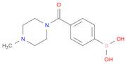 Boronic acid, [4-[(4-methyl-1-piperazinyl)carbonyl]phenyl]- (9CI)
