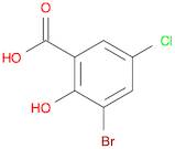 3-Bromo-5-chloro salicylic acid