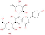 5,7-dihydroxy-2-(4-hydroxyphenyl)-6-[(2S,3S,4R,5R,6R)-3,4,5-trihydroxy -6-(hydroxymethyl)oxan-2-yl]-8-[(2S,3S,4R,5S,6S)-3,4,5-trihydroxy-6-me thyl-oxan-2-yl]chromen-4-one