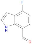 1H-Indole-7-carboxaldehyde,4-fluoro-(9CI)