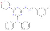 3-Iodobenzaldehyde[4-(diphenylamino)-6-(4-morpholinyl)-1,3,5-triazin-2-yl]hydrazone