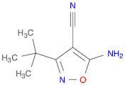 4-Isoxazolecarbonitrile,5-amino-3-(1,1-dimethylethyl)-(9CI)