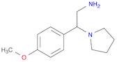2-(4-Methoxyphenyl)-2-(pyrrolidin-1-yl)ethan-1-amine