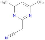 2-Pyrimidineacetonitrile, 4,6-dimethyl- (8CI,9CI)