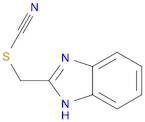 Thiocyanic acid, 1H-benzimidazol-2-ylmethyl ester (9CI)
