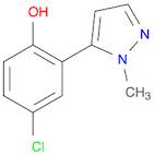 4-chloro-2-(1-Methyl-1H-pyrazol-5-yl)phenol