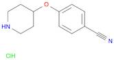 4-(PIPERIDIN-4-YLOXY)-BENZONITRILE HYDROCHLORIDE