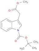 tert-butyl 3-(2-methoxy-2-oxoethyl)-1H-indole-1-carboxylate