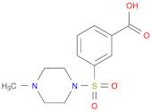 3-(4-Methyl-1-piperazinylsulfonyl)benzoic Acid