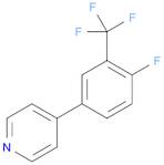 2-Fluoro-5-(4-pyridinyl)benzotrifluoride