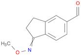 1H-Indene-5-carboxaldehyde, 2,3-dihydro-1-(MethoxyiMino)-