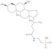 2-[4-(3,7-dihydroxy-10,13-dimethyl-2,3,4,5,6,7,8,9,11,12,14,15,16,17-tetradecahydro-1H-cyclopenta[a]phenanthren-17-yl)pentanoylamino]ethanesulfonic acid
