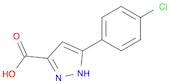 5-(4-CHLOROPHENYL)-1H-PYRAZOLE-3-CARBOXYLIC ACID